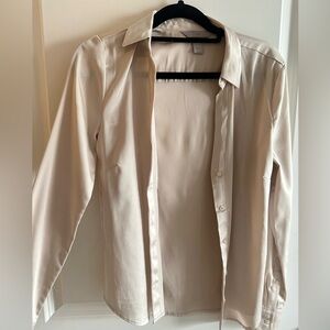 H&M beige blouse